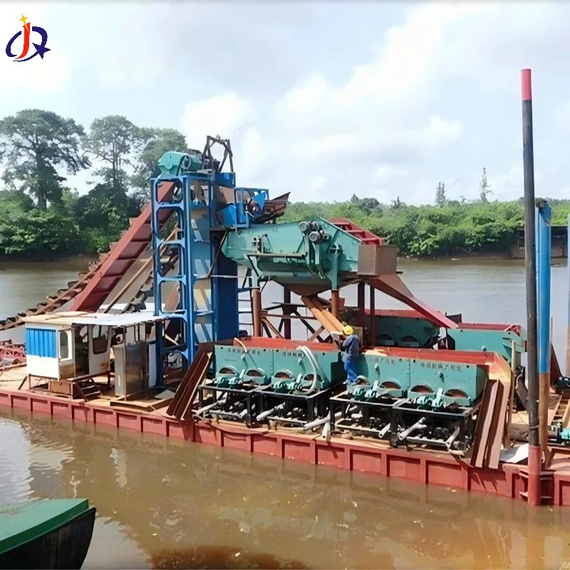 ተንቀሳቃሽ አልሉቪያል ወርቅ Dredger ለወንዝ ማዕድን
