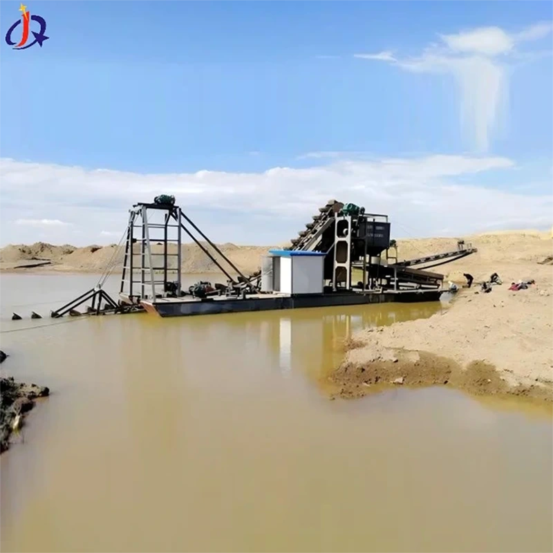 ወንዝ ወርቅ Dredger ለ Placer ወርቅ ማውጣት